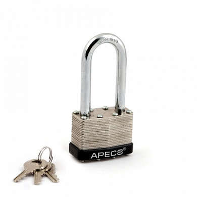 Замок висячий стальной Apecs PDS-65-50-L